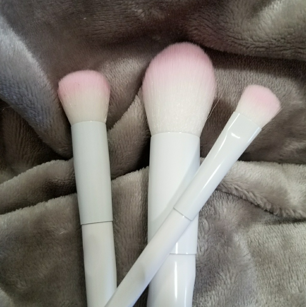 Crown Brush Set - 3pc Pink/White